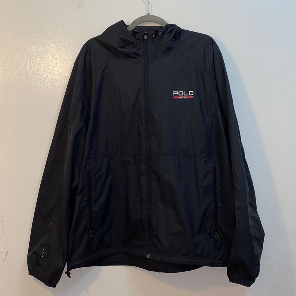Polo Sport Black Windbreaker
